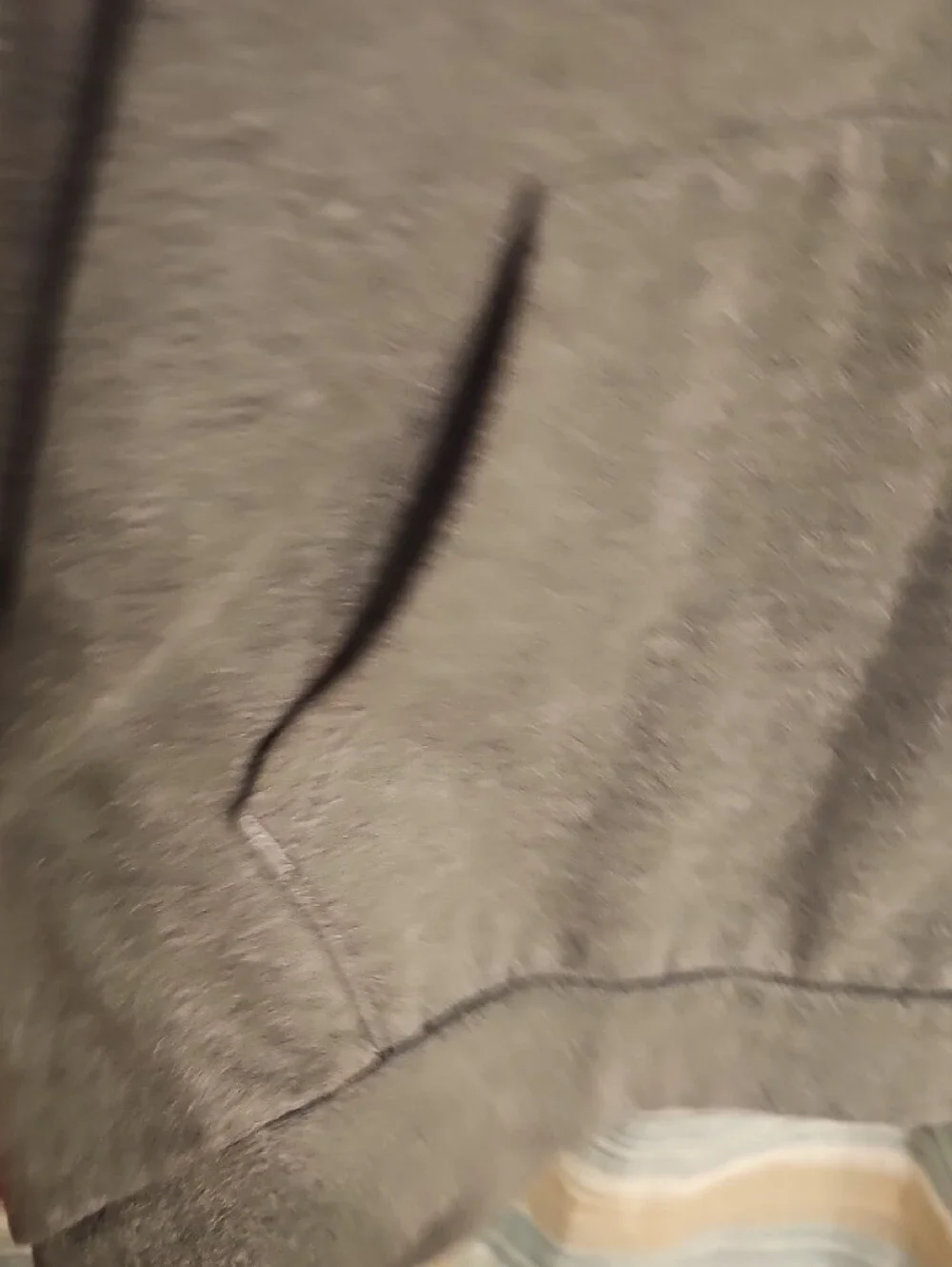 The North Face Heather Gray Hoodie with White Logo